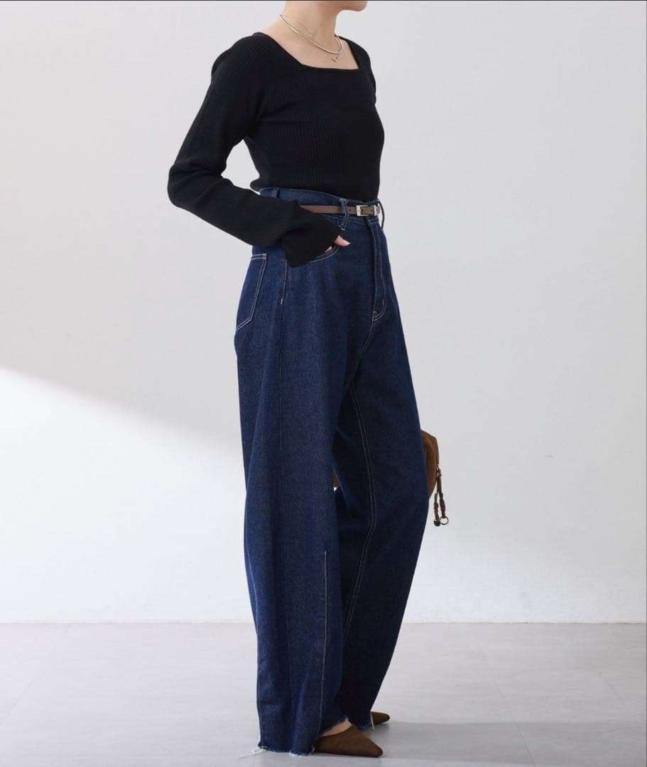 【美品☆】COLLAGE GALLARDAGALANTE/ブルージュデニム