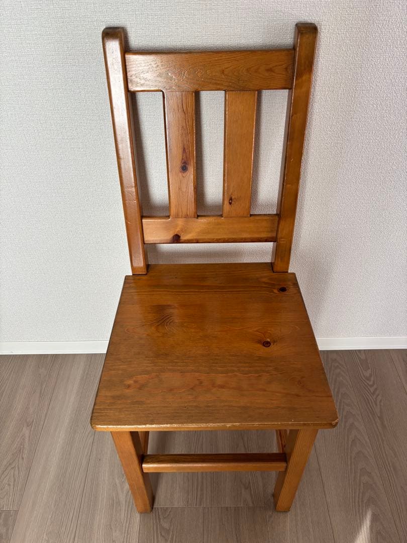 アンファンパイン材ダイニングチェア④