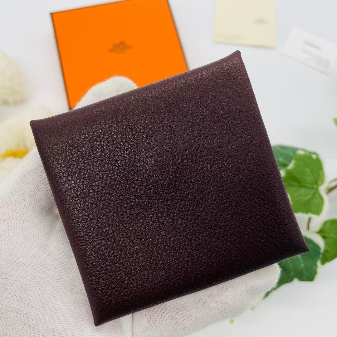 エルメス バスティア　Y刻印 ケース ブラウン レザー　エバーカラー