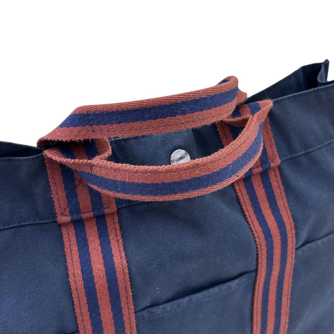 エルメス/フールトゥMM /トートバッグ/A4サイズ/バイカラー/紺色/男女兼用