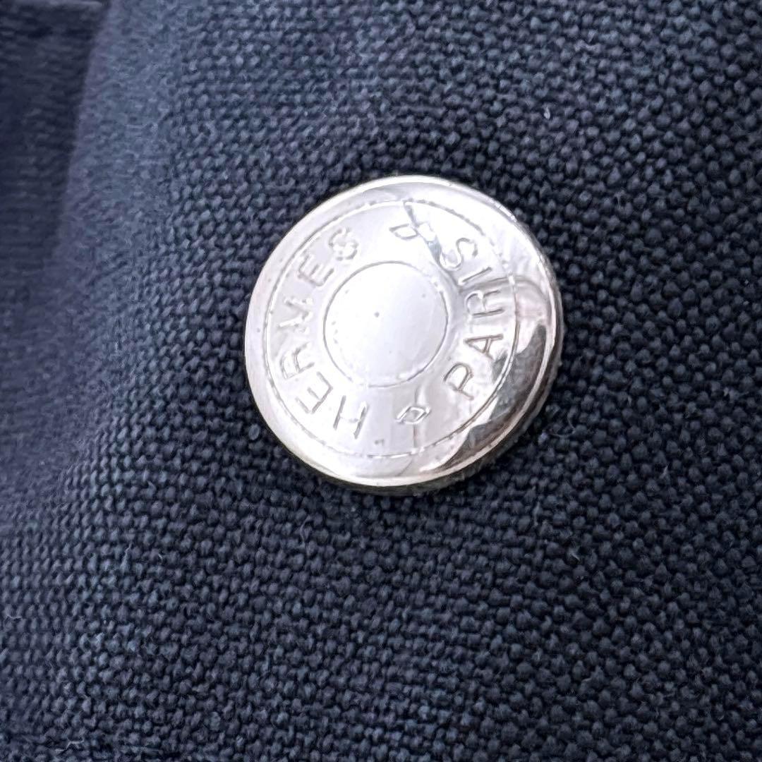 エルメス/フールトゥMM /トートバッグ/A4サイズ/バイカラー/紺色/男女兼用