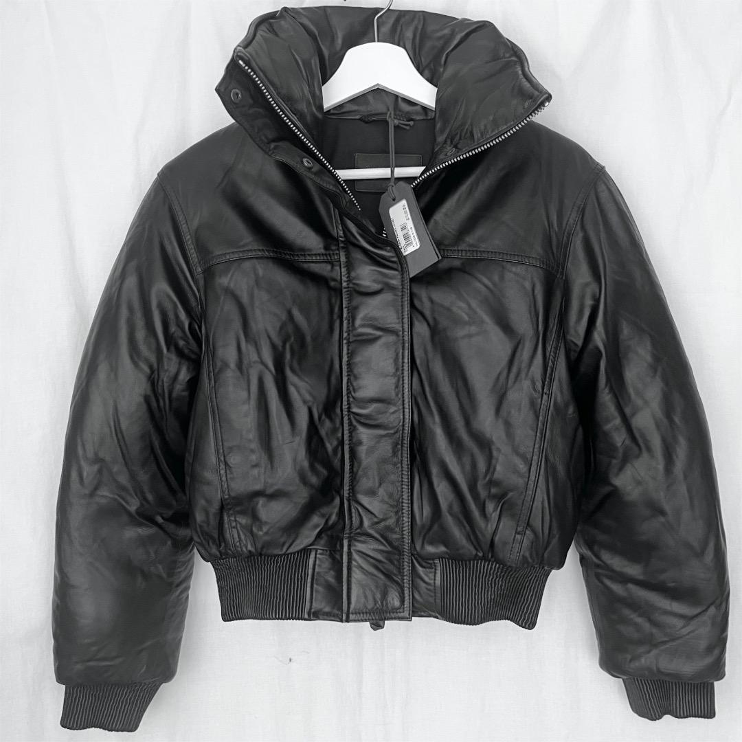 未使用 ALLSAINTS SLOANE シープレザー ジャケット サイズ8