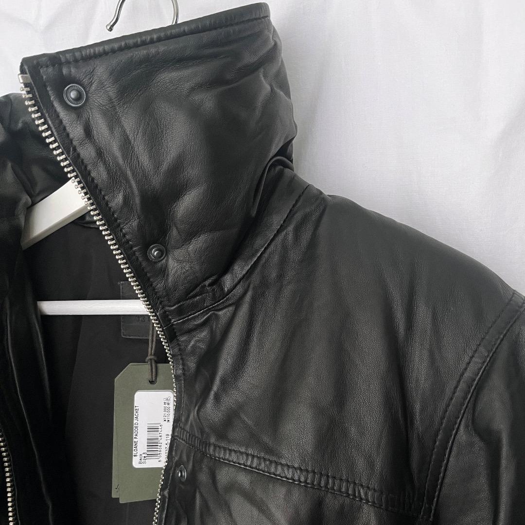 未使用 ALLSAINTS SLOANE シープレザー ジャケット サイズ8