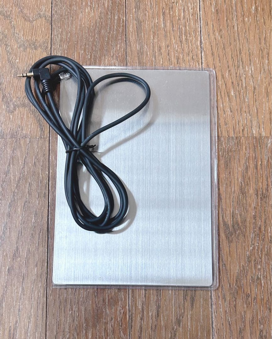 【新品未使用】電子水生成器　ステンレスプレートのみ（接続ケーブル付き）