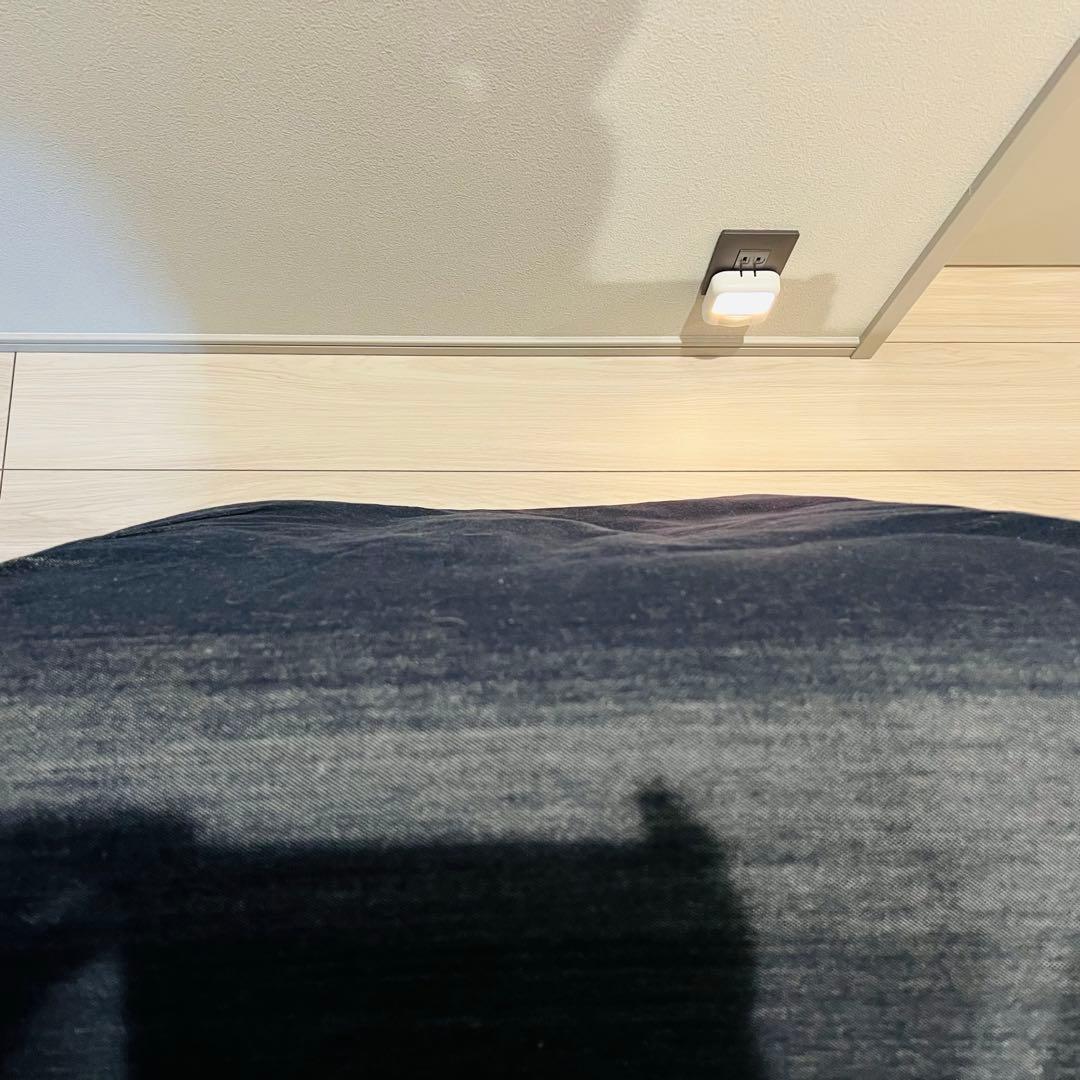 無印　パーツ　ソファ本体用　座クッション　2個　デニム生地カバー付き