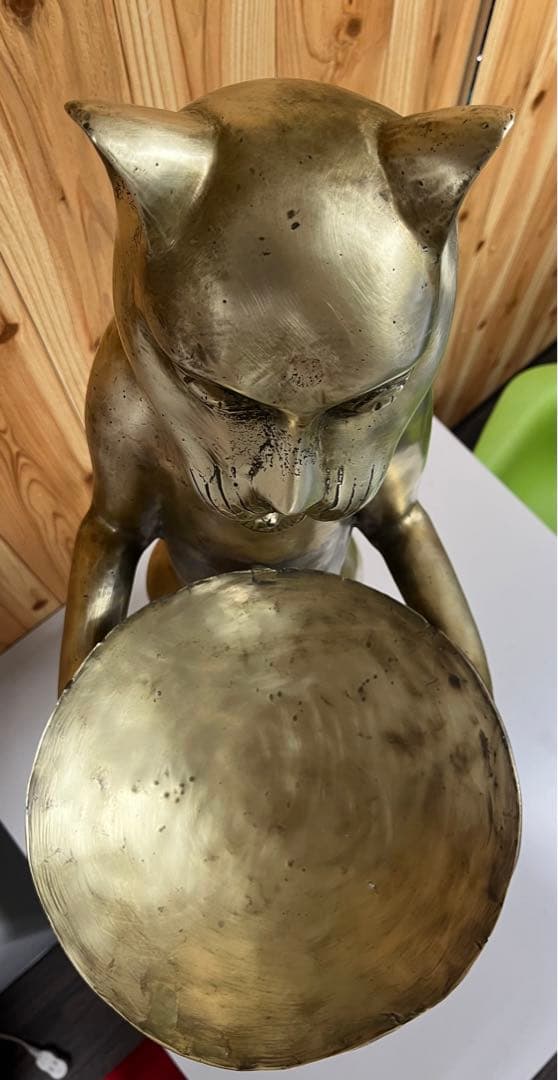 ネコ　ブロンズ