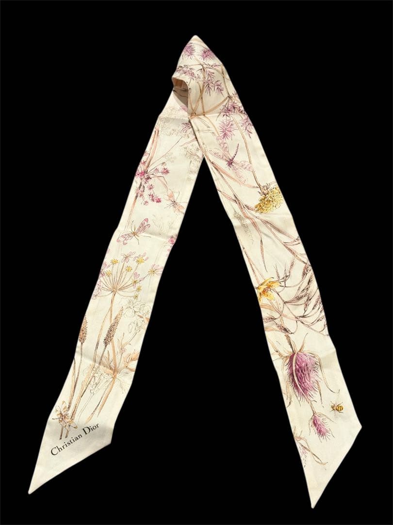 クリスチャンディオール ミッツァ ハーバリウム　シルクスカーフ