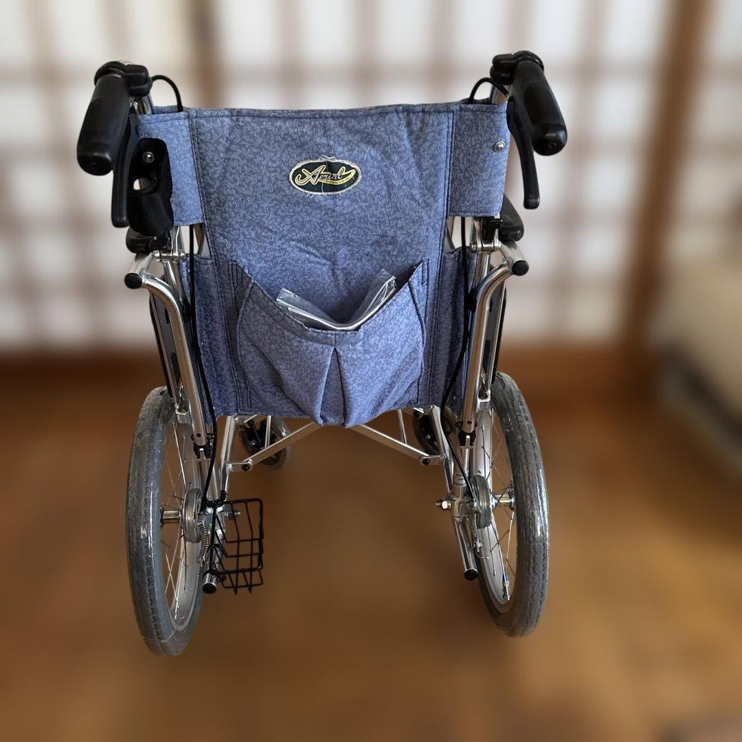 松永製作所 多機能型軽量車いすMW-SL4折りたたみ介助用車椅子