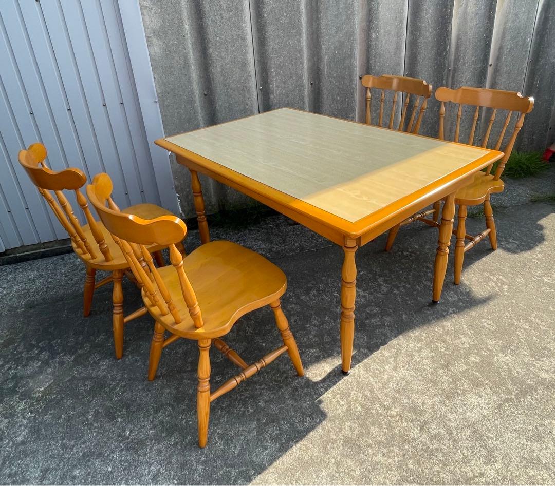 稀少/飛騨産業/HIDA/キツツキマーク/ダイニングテーブル/テーブル/旧タグ