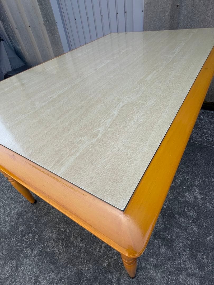 稀少/飛騨産業/HIDA/キツツキマーク/ダイニングテーブル/テーブル/旧タグ