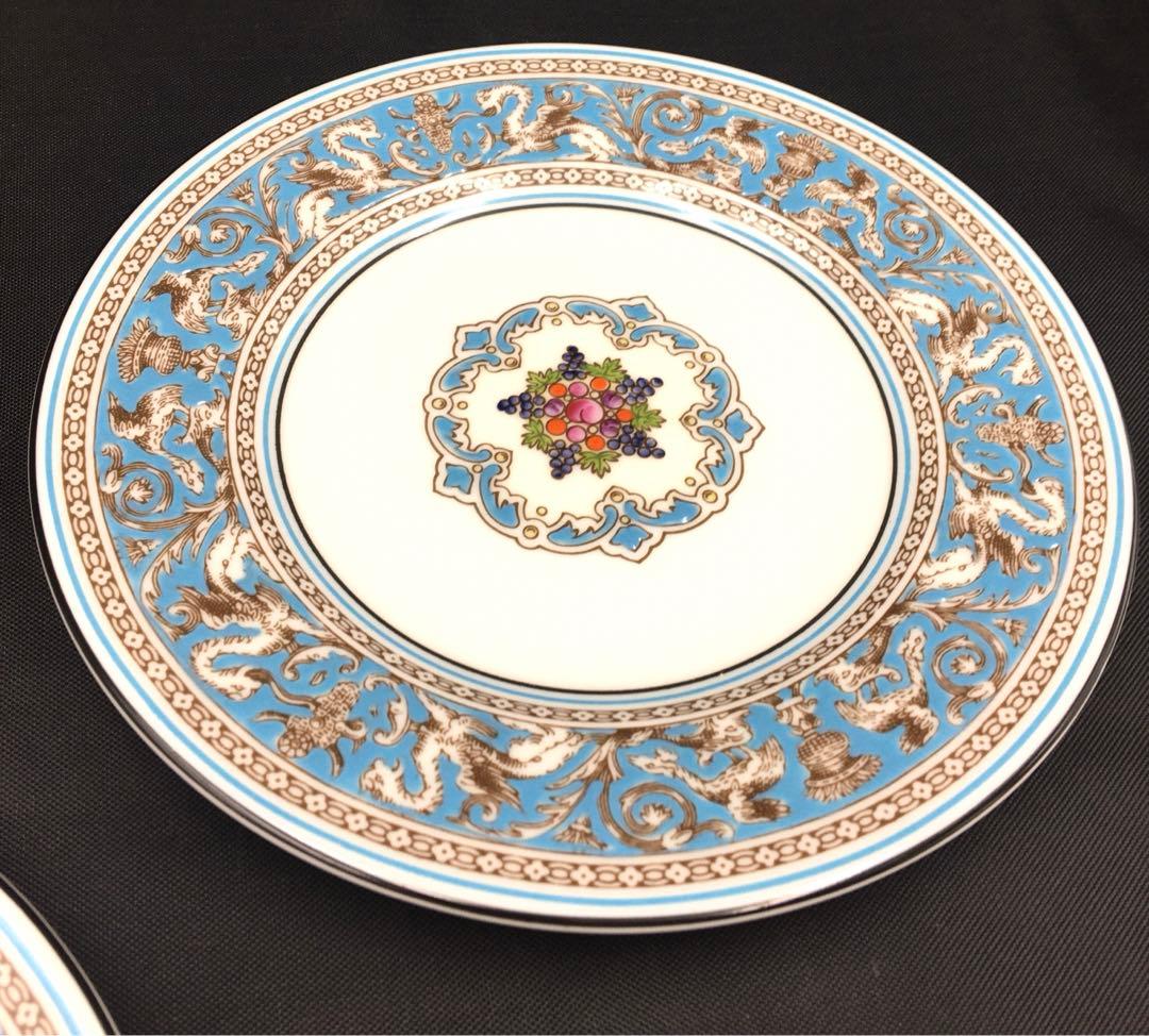 ウェッジウッド  フロレンティーンターコイズ プレート１５cm