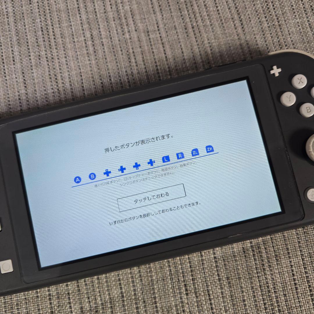 通電動作確認済み　Nintendo Switch Lite グレー 本体
