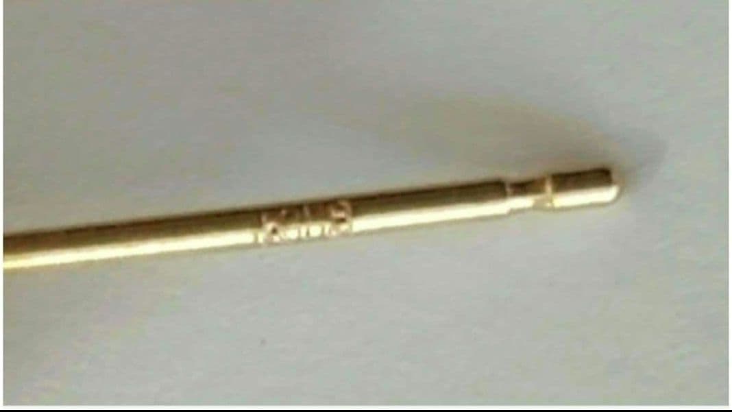 18金ポストピアスK18