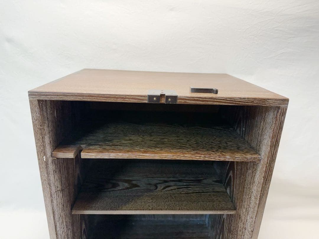 未使用 茶道具 指物師 仙水正之作 蝋引き仕上げ 桑 旅箪笥 十三点セット印有