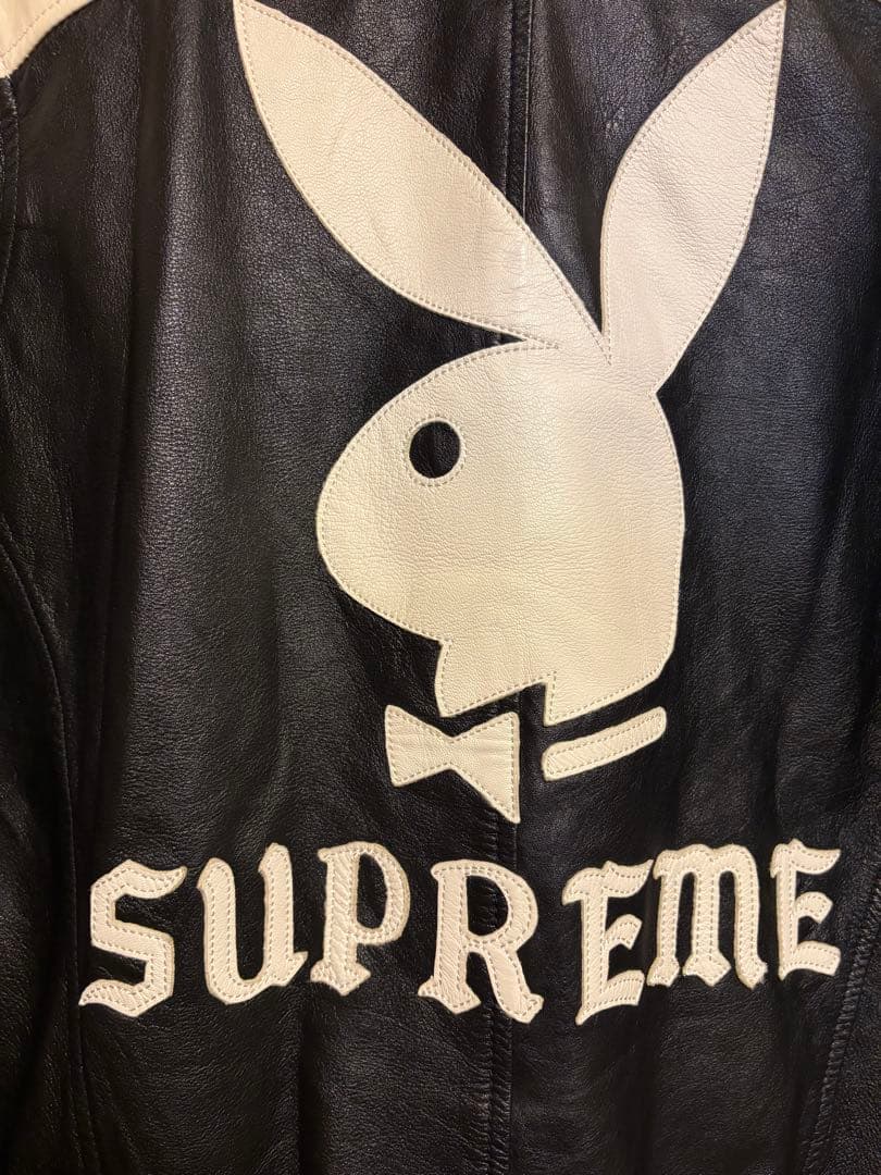破格⭐︎ Supreme Playboyレザージャケット S 窪塚洋介着用