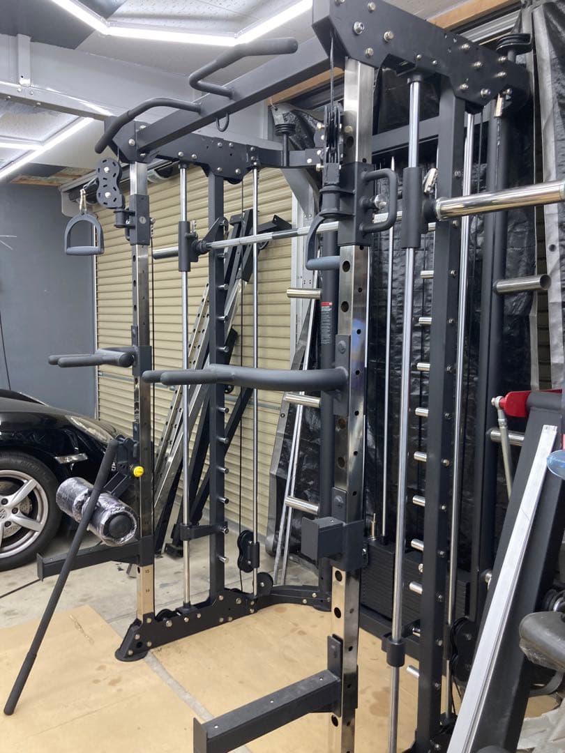 amema　直接引取り　スミスマシン　ケーブル136kgウエイトスタック