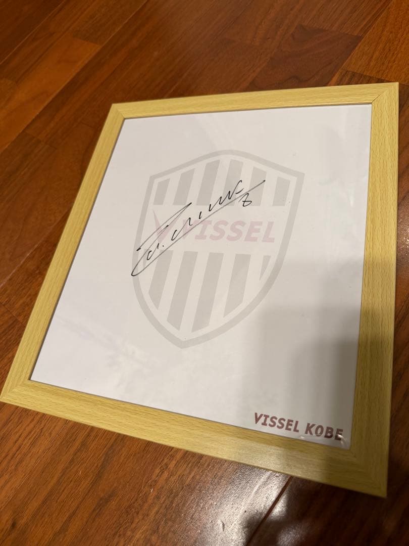 ヴィッセル神戸　イニエスタ　直筆サイン
