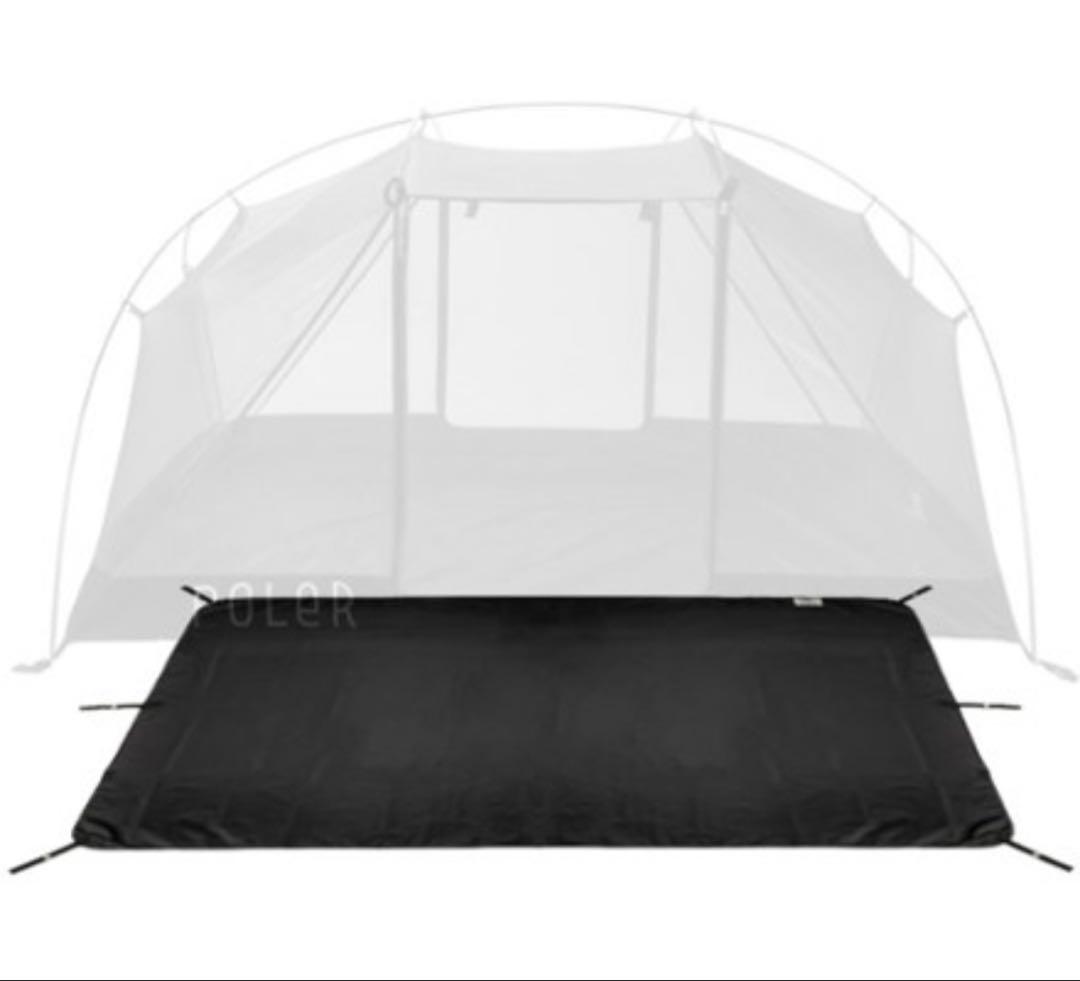 希少 POLeR テント TWO MAN TENT 専用グランドシート付き