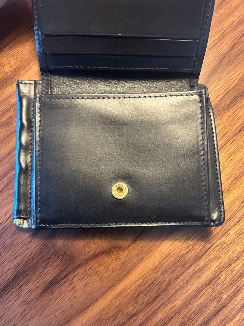 【極美品】GLEN グレンロイヤル マネークリップ レザー 小銭入れ付
