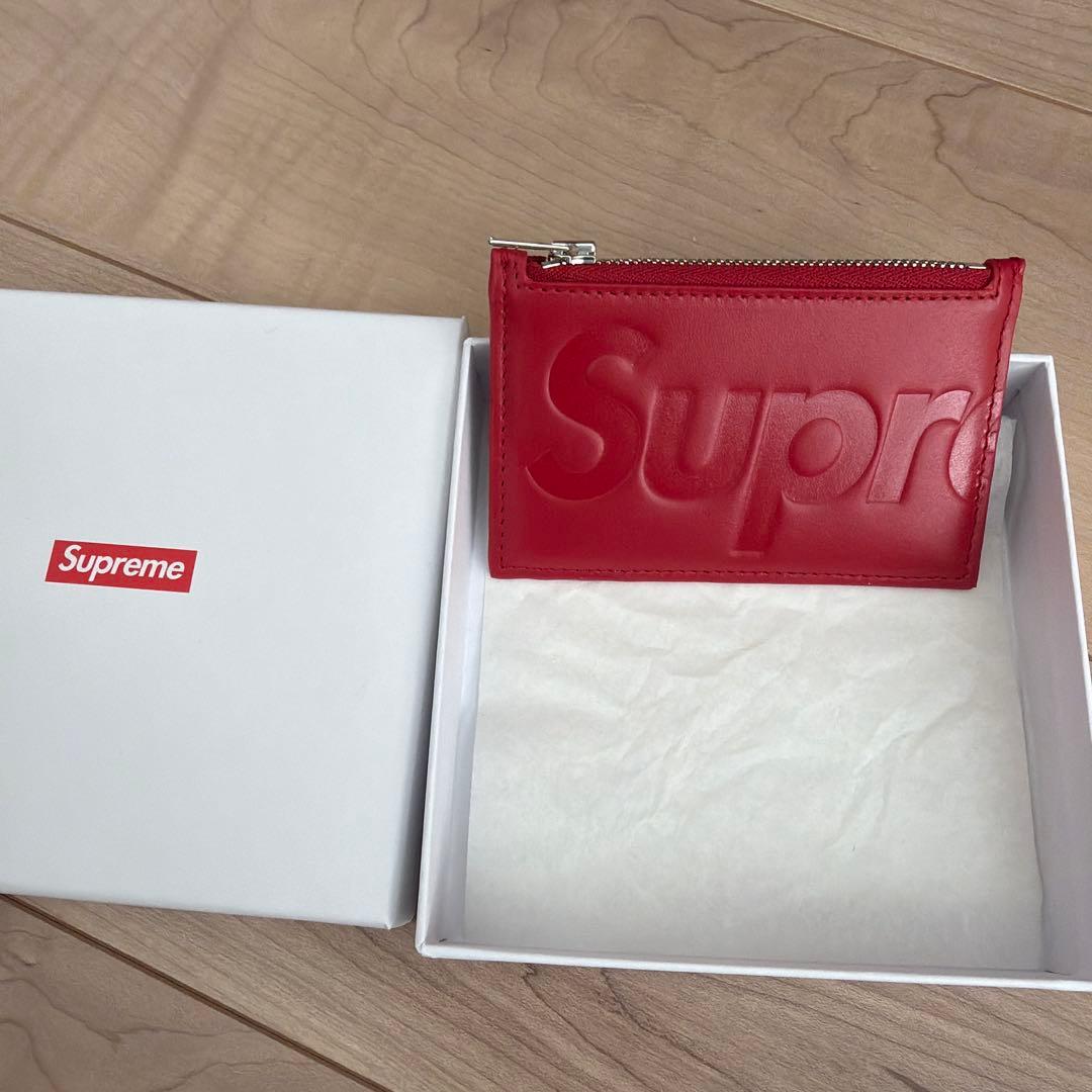 しょう様 新品Supreme レザー ケース レッド
