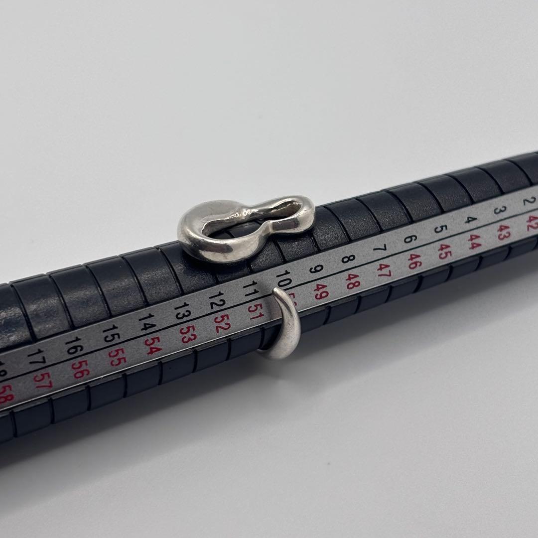 【美品】Tiffany ティファニー　オープンハートリング　シルバー　10.5号