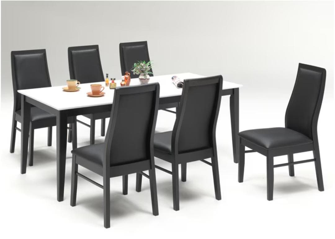 MBR DC OTL　2脚　ダイニングチェア　ブラック