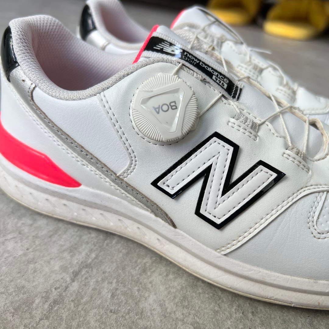 【極美品】New Balance 996 ゴルフシューズ 25cm ピンク