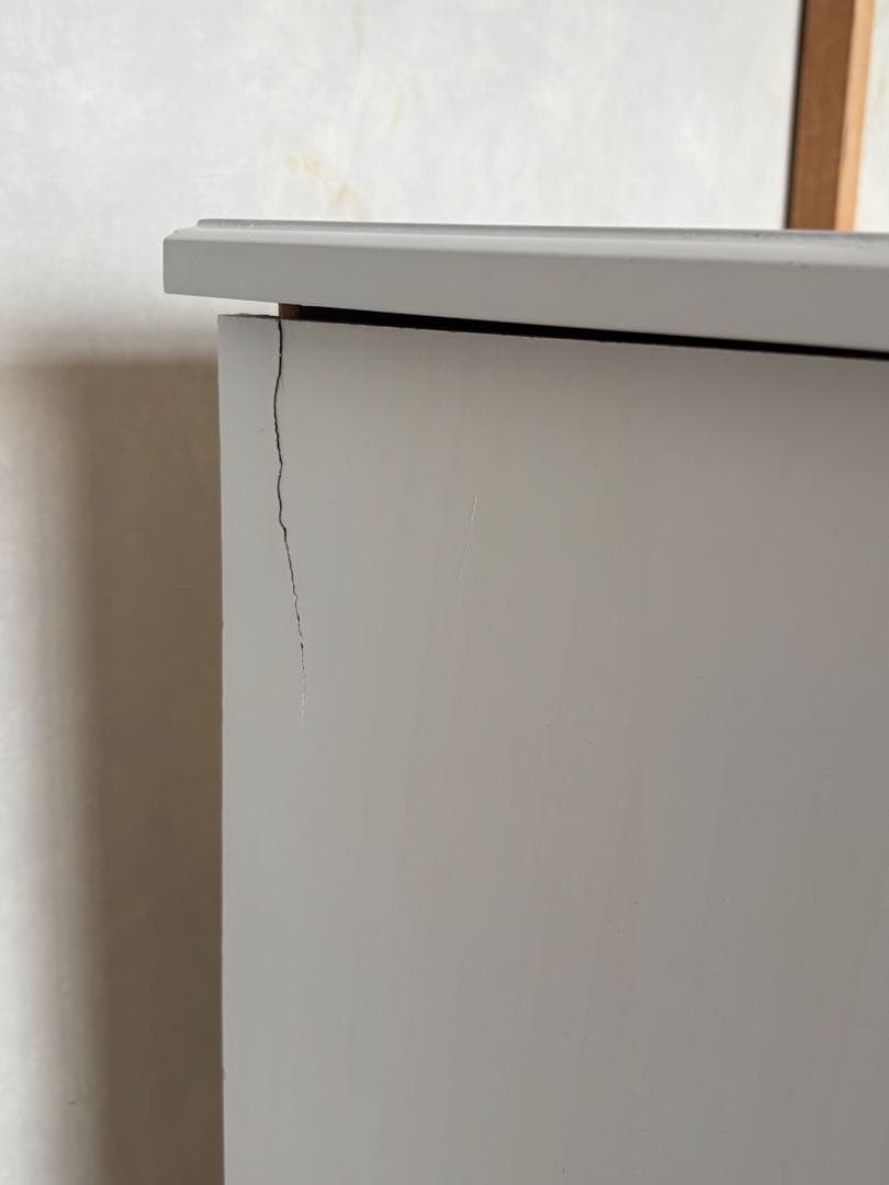 ロマプリ 姫家具 ホワイト 5段チェスト