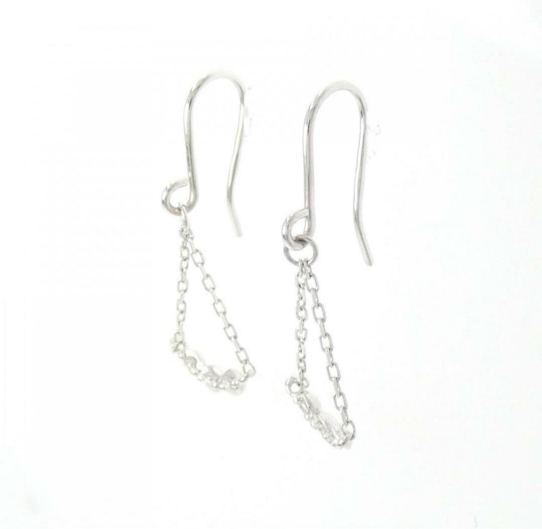 U&C Online Shop ☆4°C◎K18WGダイヤピアスヨンドシー