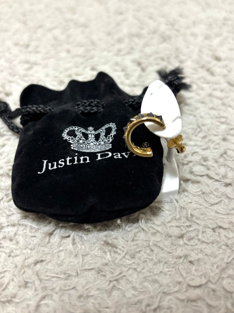 JUSTIN DAVIS HEAVEN'S PEAK ピアス　ゴールド　925