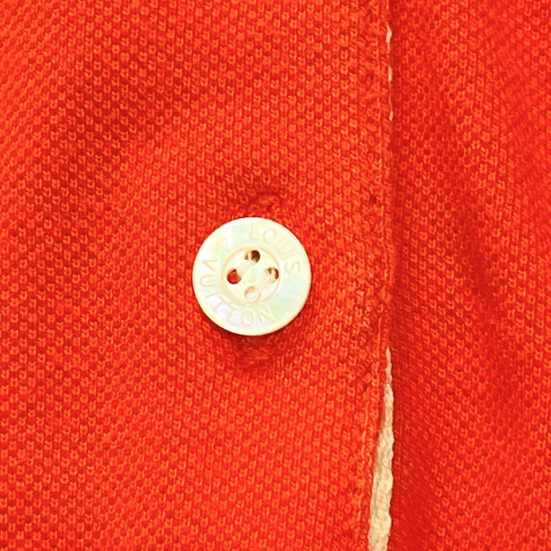 美品✨ルイヴィトン ポロシャツ ロゴ刺繍 プリント切り替え襟 S