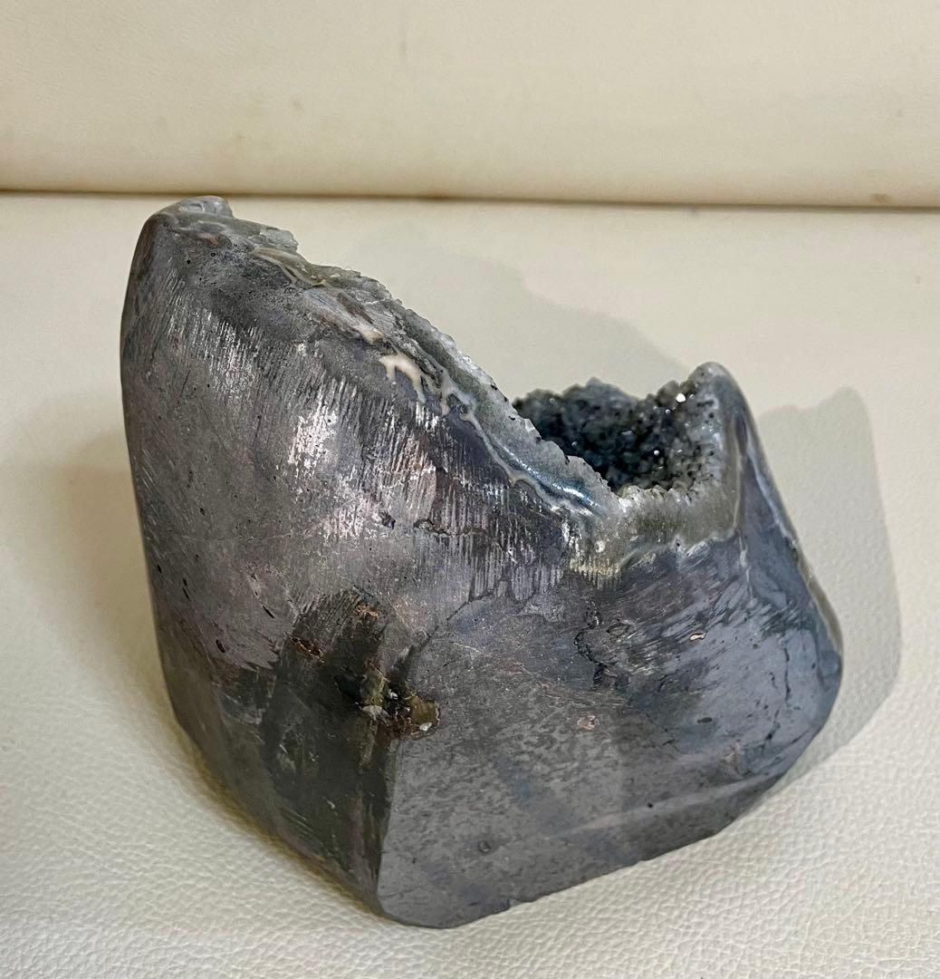 グレーアメジスト 浄化 クリスタルドーム パワーストーン 幸運 約2.4キロ