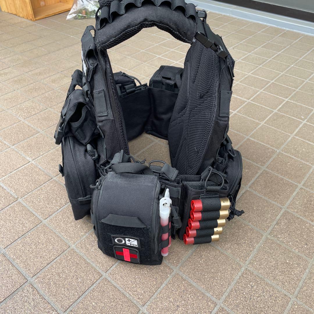 実物 TAILOR JAPANプレートキャリア ブラック