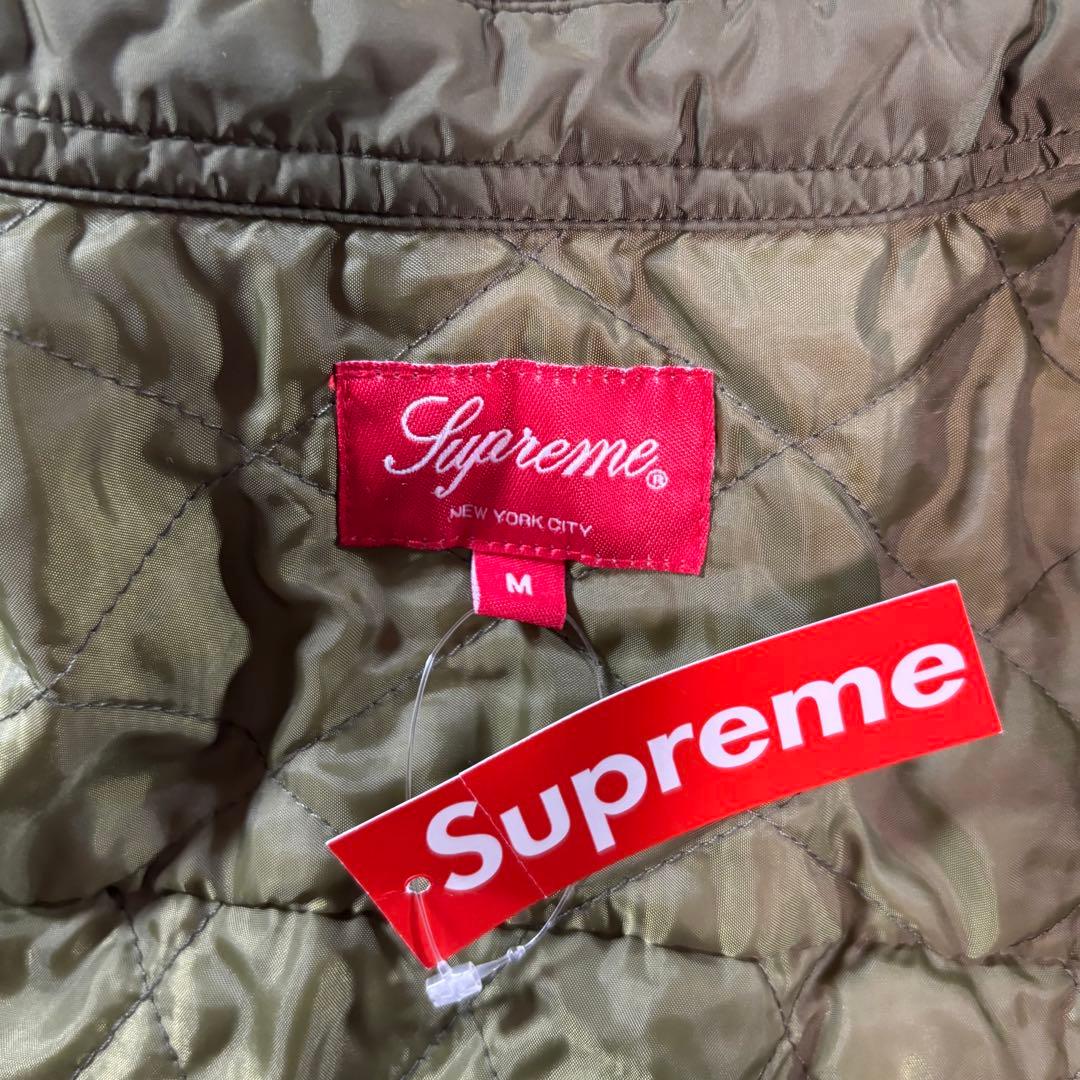 【美品✨】 Supreme Nylon Filled Shirt olive M