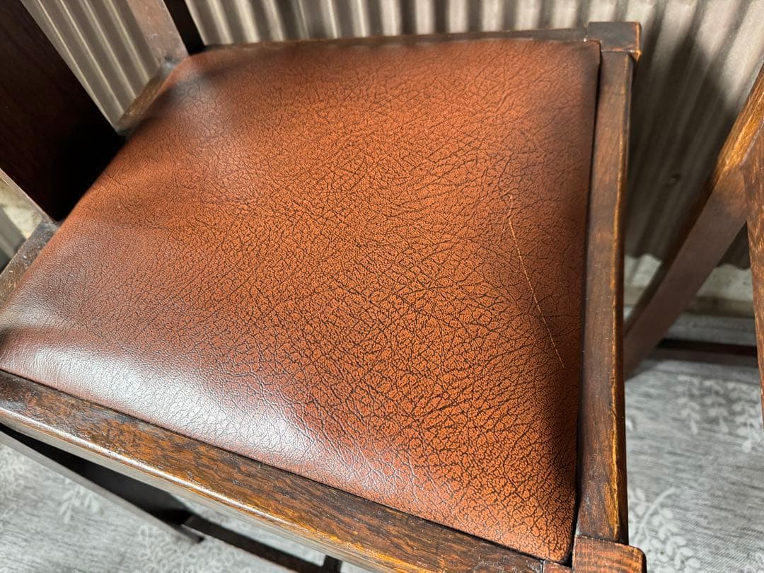 ④1脚/4脚 イギリス アンティーク 家具 ダイニング チェア 椅子