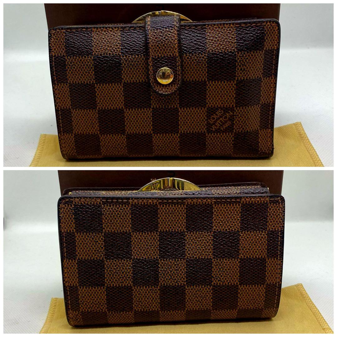 ❤️新品に近い❤️定価の半額以下‼️LV❤️ダミエ❤️がま口❤️折り財布❤️ユニセックス