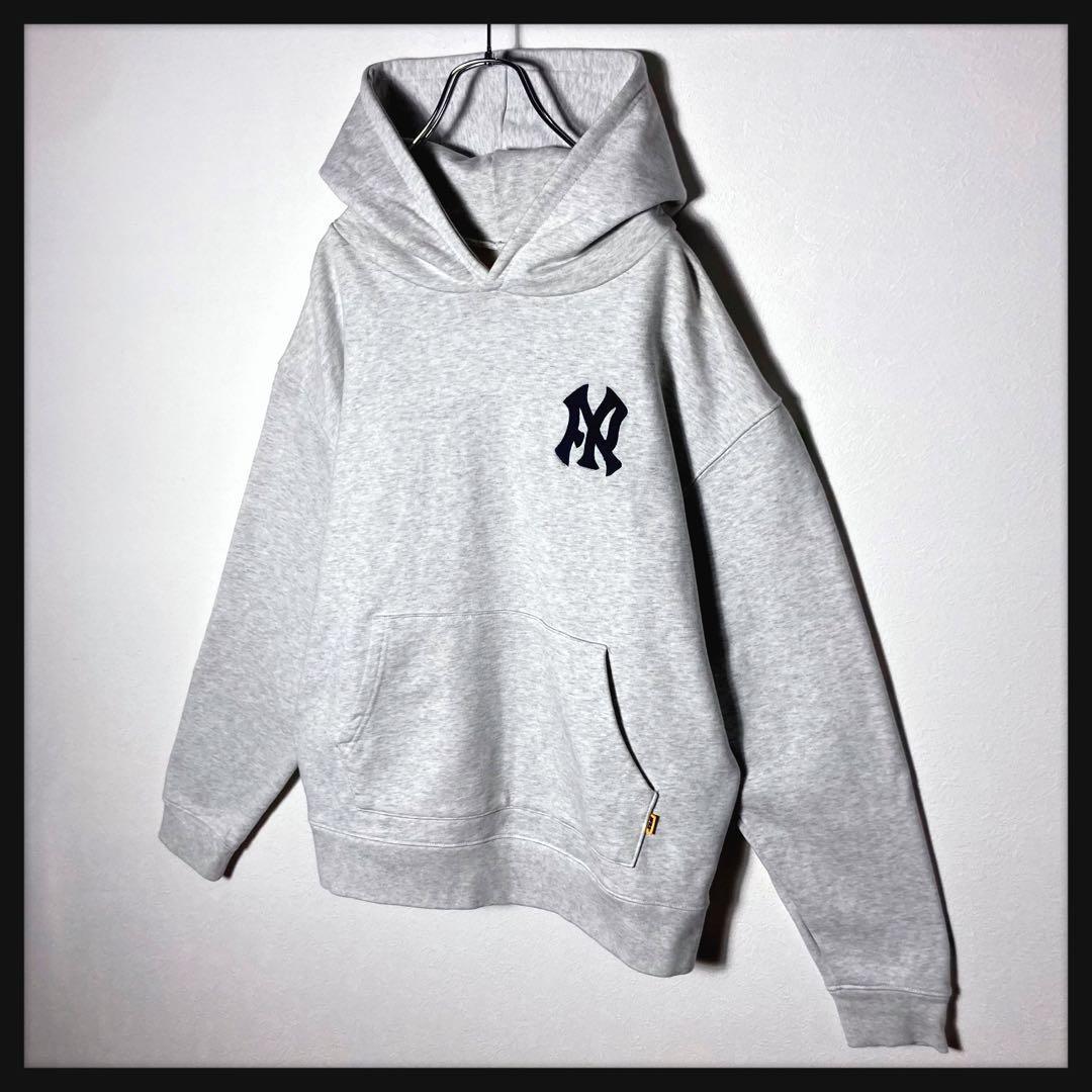 【激レア】FR2★ビッグ刺繍 パーカー NY フード刺繍 ニューヨーク L 美品