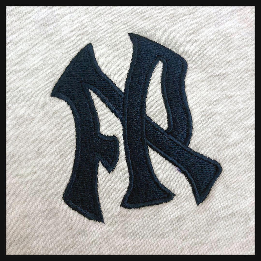 【激レア】FR2★ビッグ刺繍 パーカー NY フード刺繍 ニューヨーク L 美品