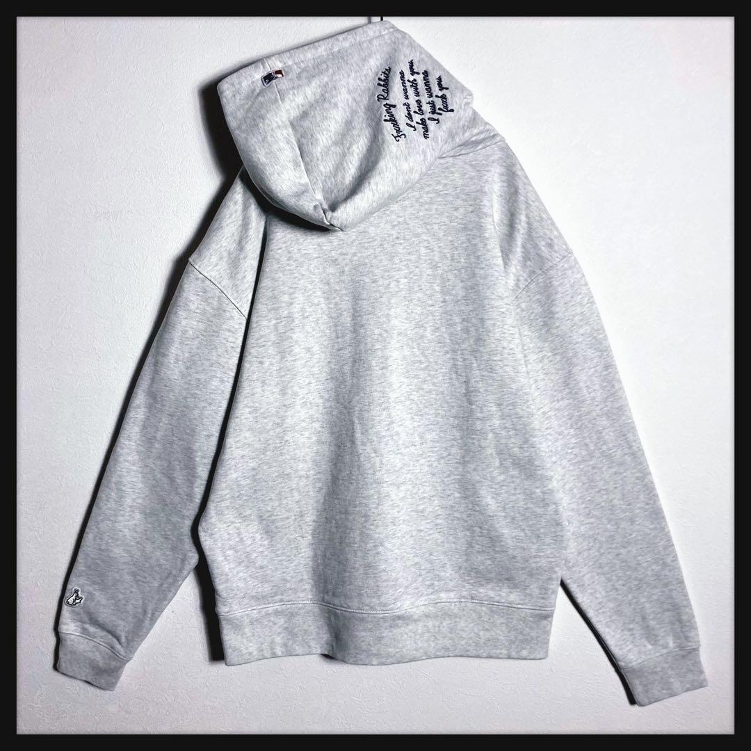 【激レア】FR2★ビッグ刺繍 パーカー NY フード刺繍 ニューヨーク L 美品