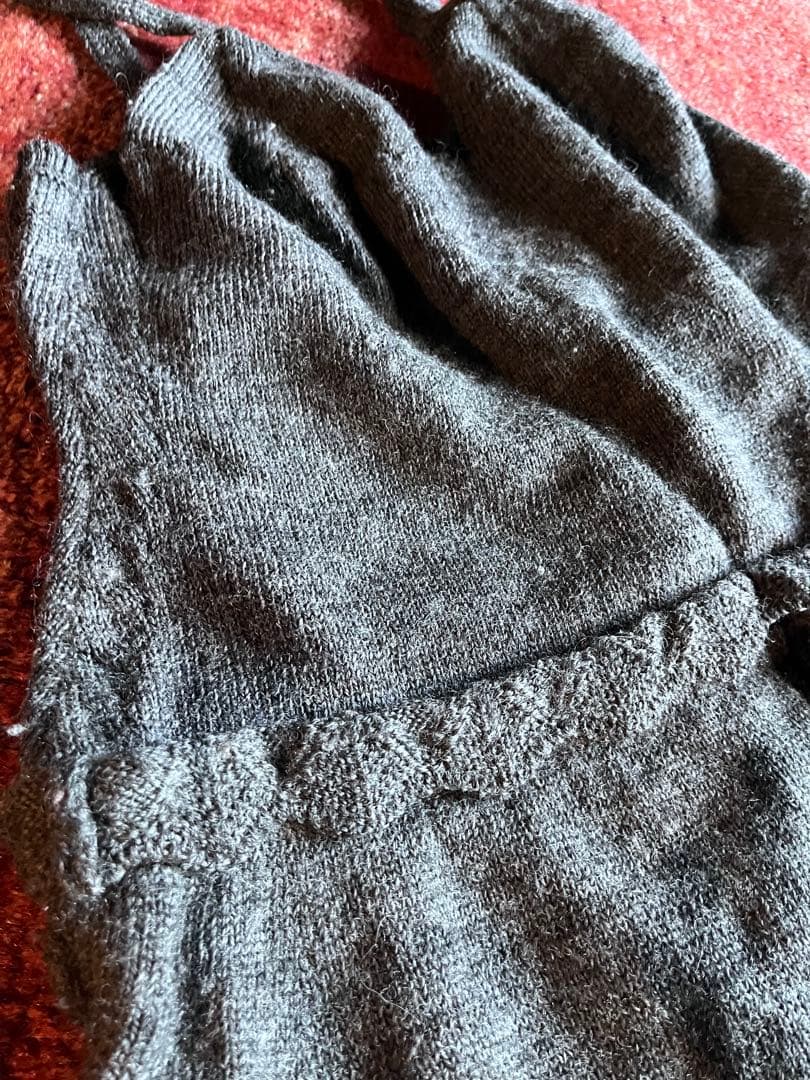 tao COMMEdesGARCONS ウールサロペット グレー S