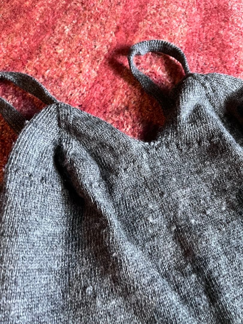 tao COMMEdesGARCONS ウールサロペット グレー S