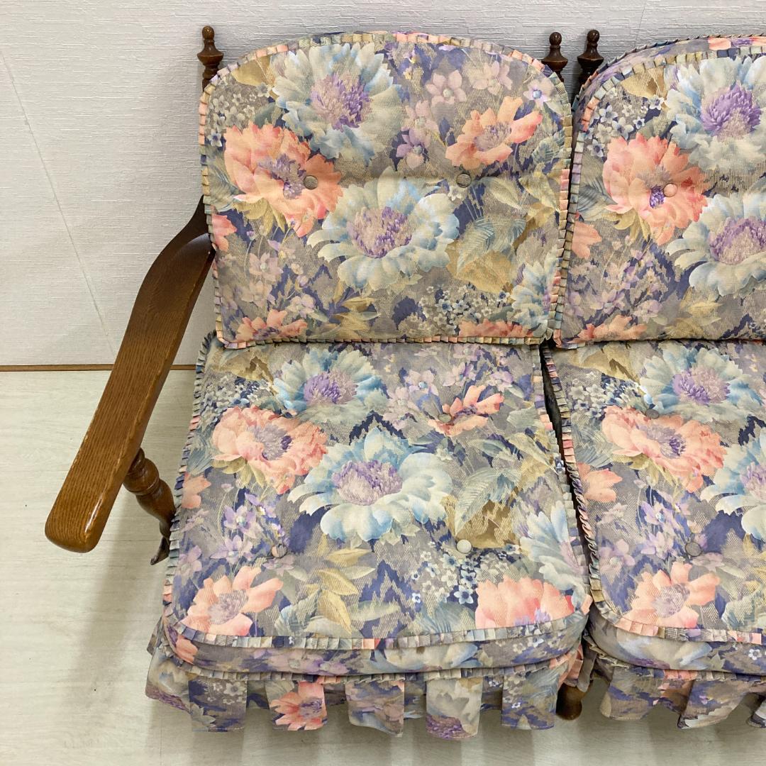 【飛騨産業】キツツキ　穂高　２人掛けソファ　ラブソファ　セパレート