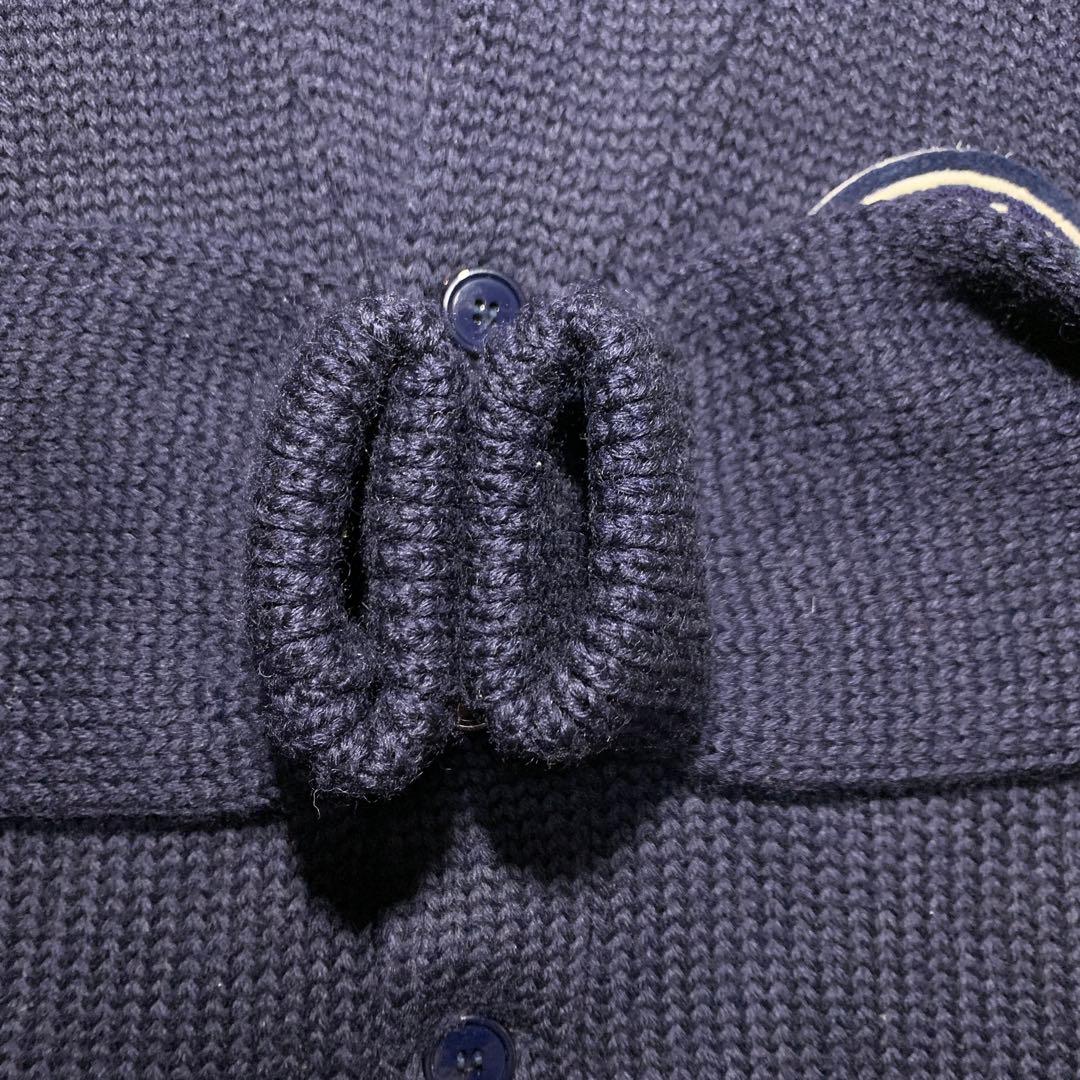 美品　ラルフローレン　ショールカラーカーディガン　ウール１００％　M