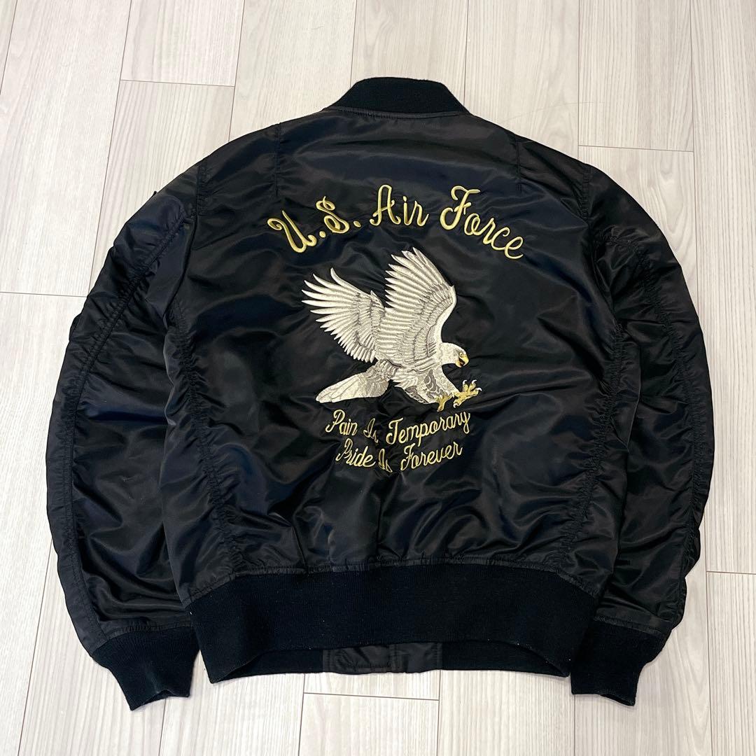 AVIREX 452nd U.S. Air Force イーグル刺繍 MA-1