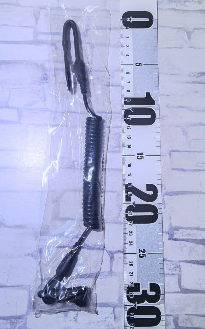 【新品未使用】警察 カールコード 拳銃 ランヤード 吊り紐 1個