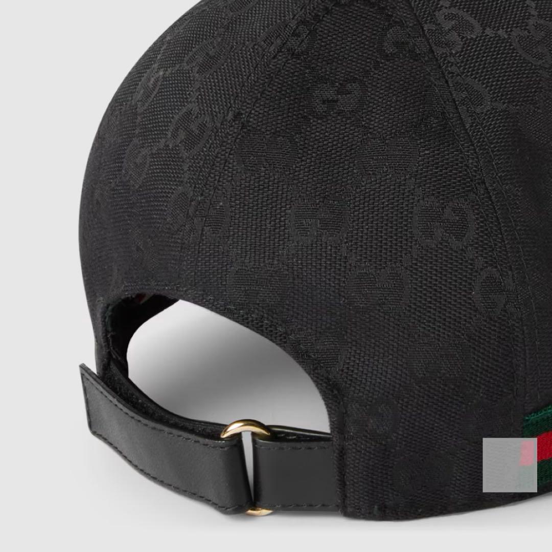 Gucci ブラック GGベースボールキャップ S