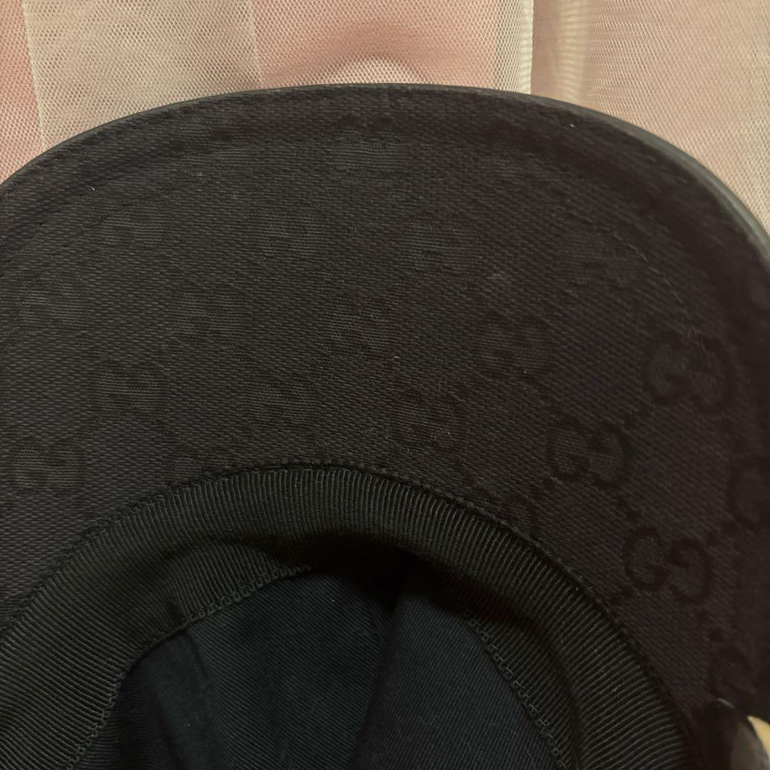 Gucci ブラック GGベースボールキャップ S