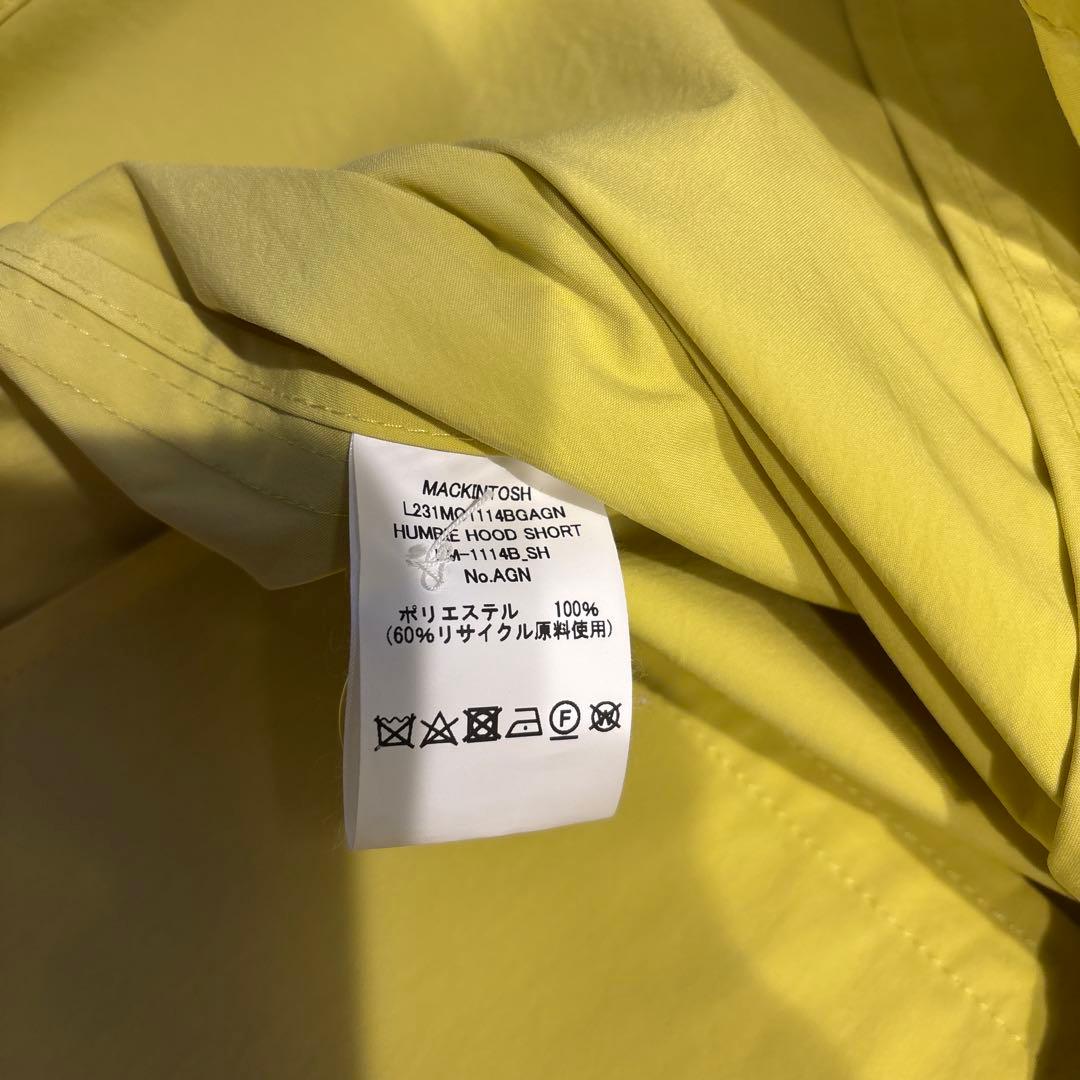 美品Macintosh イエロー　スプリングコート