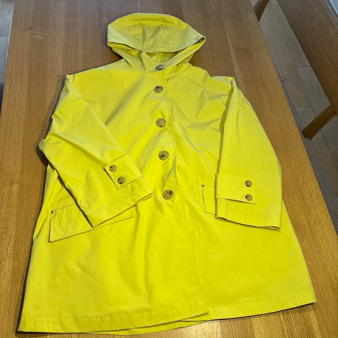 美品Macintosh イエロー　スプリングコート