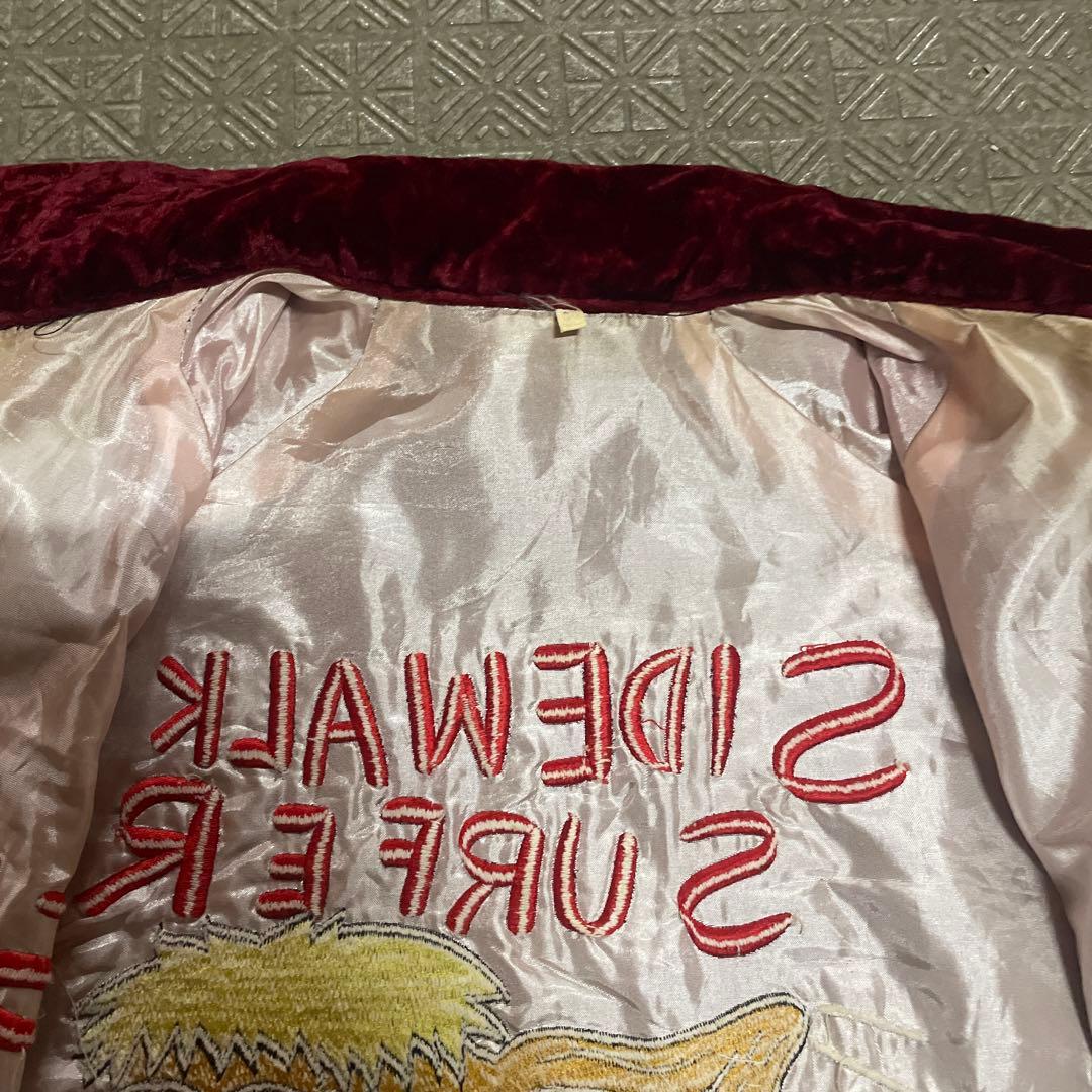 90s 80s SIDE WALK SURFER ベロアジャケット